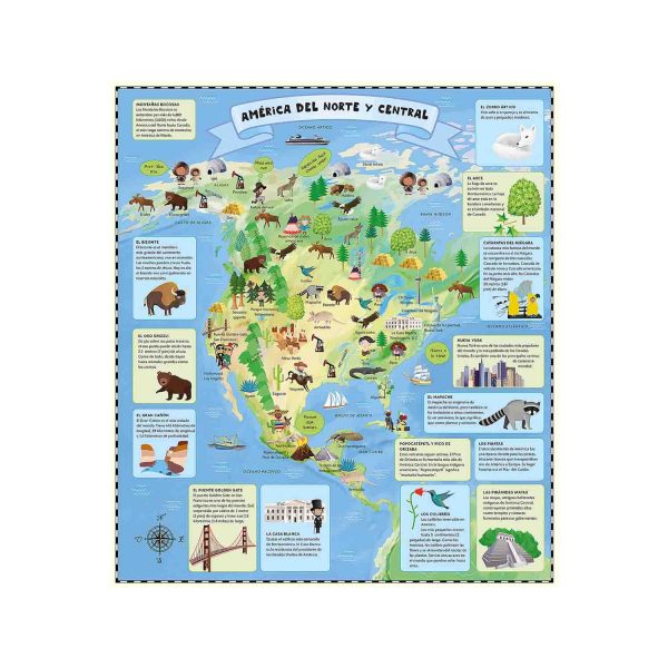 Atlas del Mundo con páginas plegables - Imagen 2