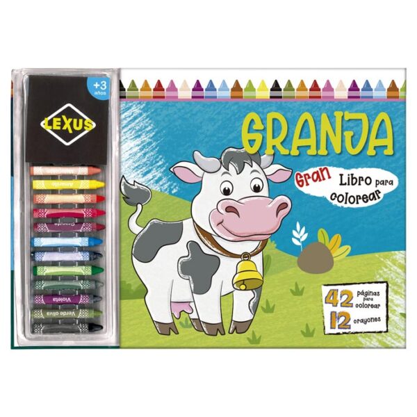 La Granja – Gran Libro para Colorear - Lexus Editores Guatemala