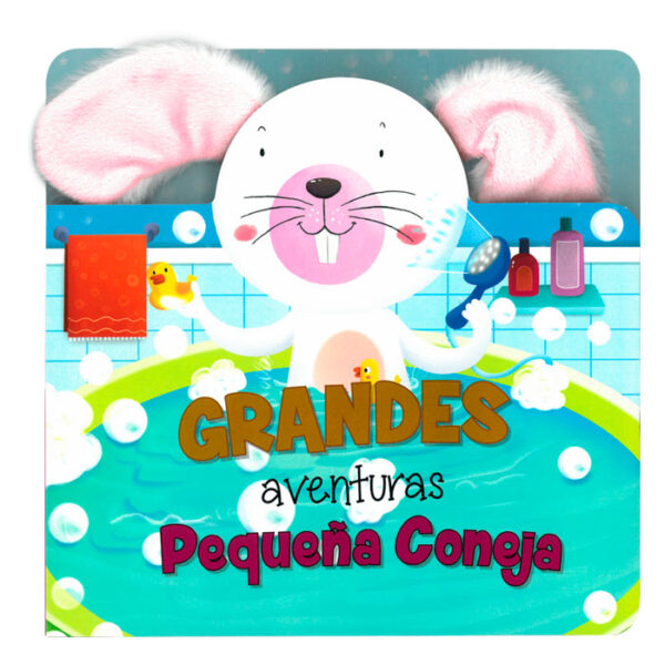 PEQUEÑA CONEJA - LIBRO CON OREJAS DE PELUCHE