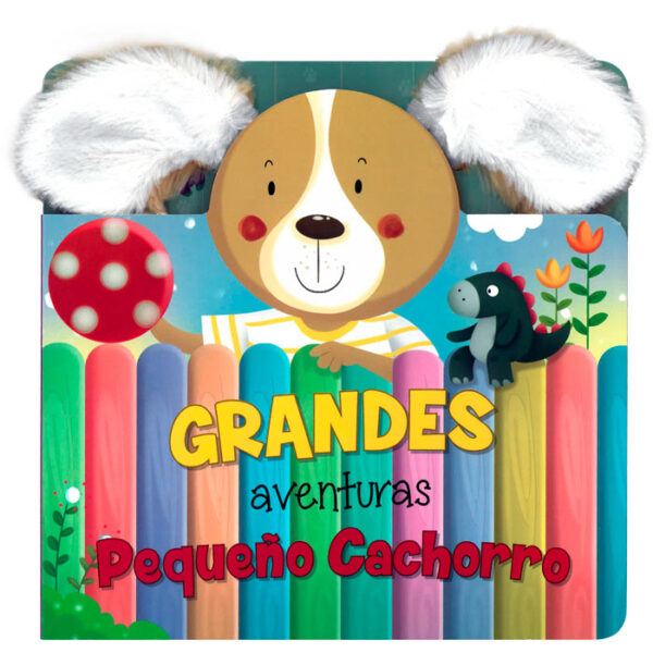 PEQUEÑO CACHORRO LIBRO CON OREJAS DE PELUCHE