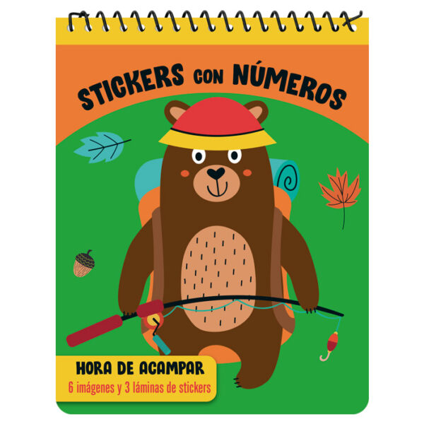 TUSNA1 LIBRO DE STICKER HORA DE ACAMPAR