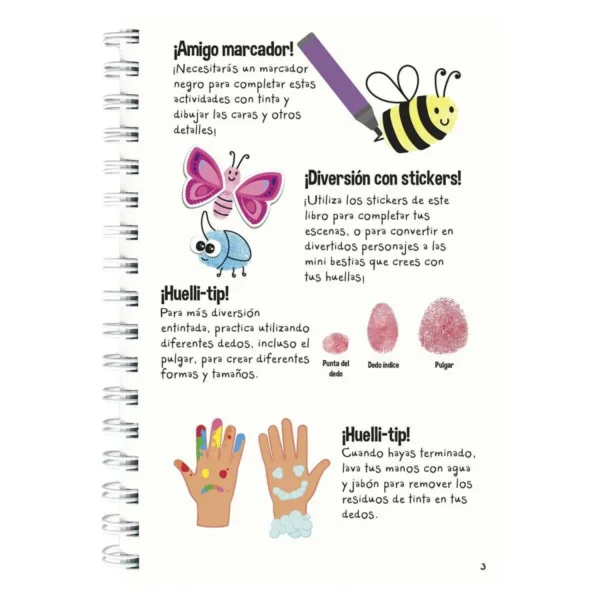 pinta huellas mini bestias
