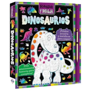 Dinosaurios – Colección Raspa y Dibuja