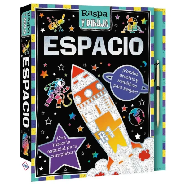 raspa y dibuja espacio