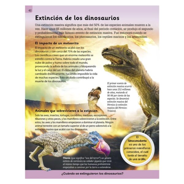 Enciclopedia Ilustrada Dinosaurios y Vida Prehistórica - Imagen 4
