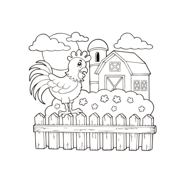 En la Granja – Libro para Colorear