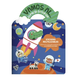 Vamos al Espacio Exterior - Stickers Reutilizables