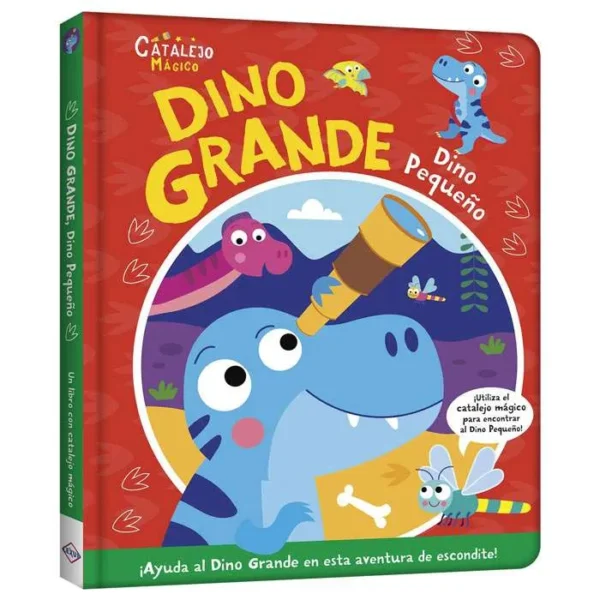 Dino Grande + Catalejo Mágico de Cartón