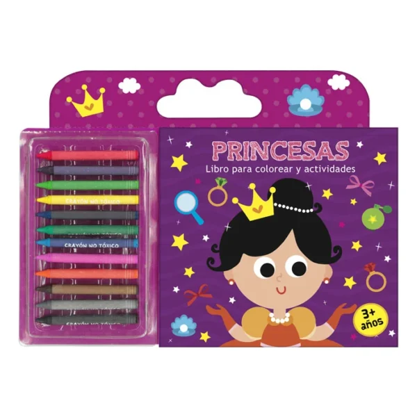 Princesas – Libro para Colorear y Actividades