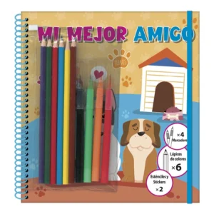 Mi mejor Amigo – Libro para Dibujar con Plantillas
