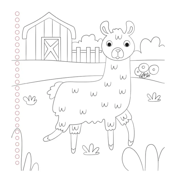 Tiempo en la granja – Libro para Dibujar con Plantillas - Imagen 2