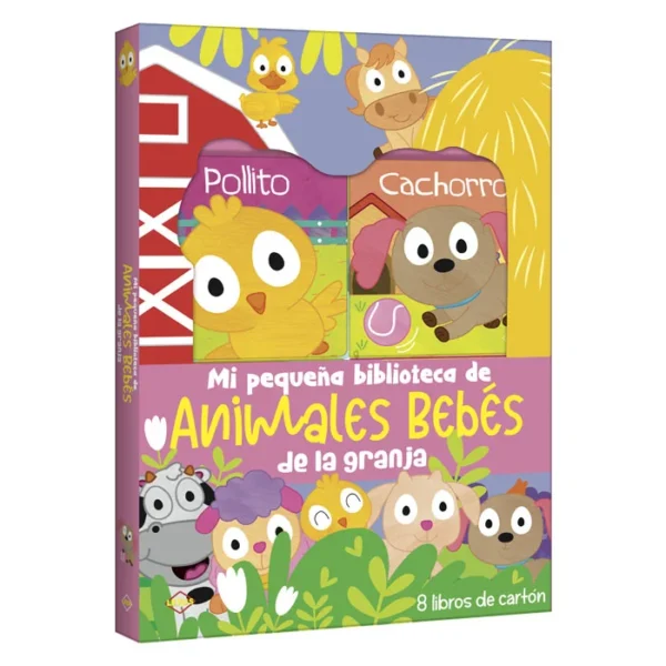 Animales Bebés de la Granja - 8 Libros