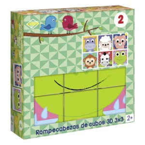 Rompecabezas de Cubo Verde