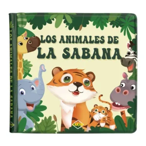 Los Animales de la Sabana – Libro para el Baño