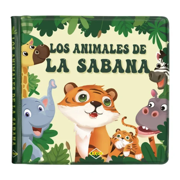 Los Animales de la Sabana – Libro para el Baño - Lexus Editores Guatemala
